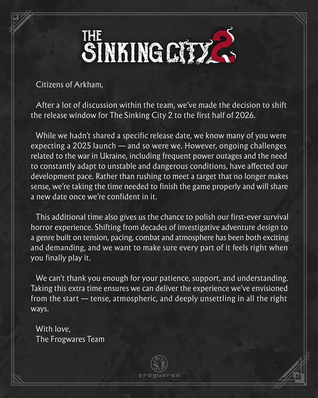 Screenshot von The Sinking City 2 Screenshot von The Sinking City 2