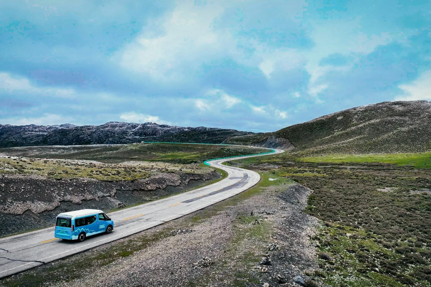Blick auf den X-Van-Camper Blick auf den X-Van-Camper
