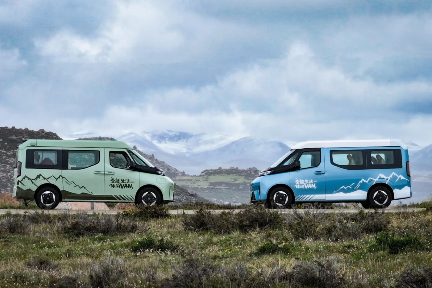 Außenansicht des X-Van-Campers Außenansicht des X-Van-Campers