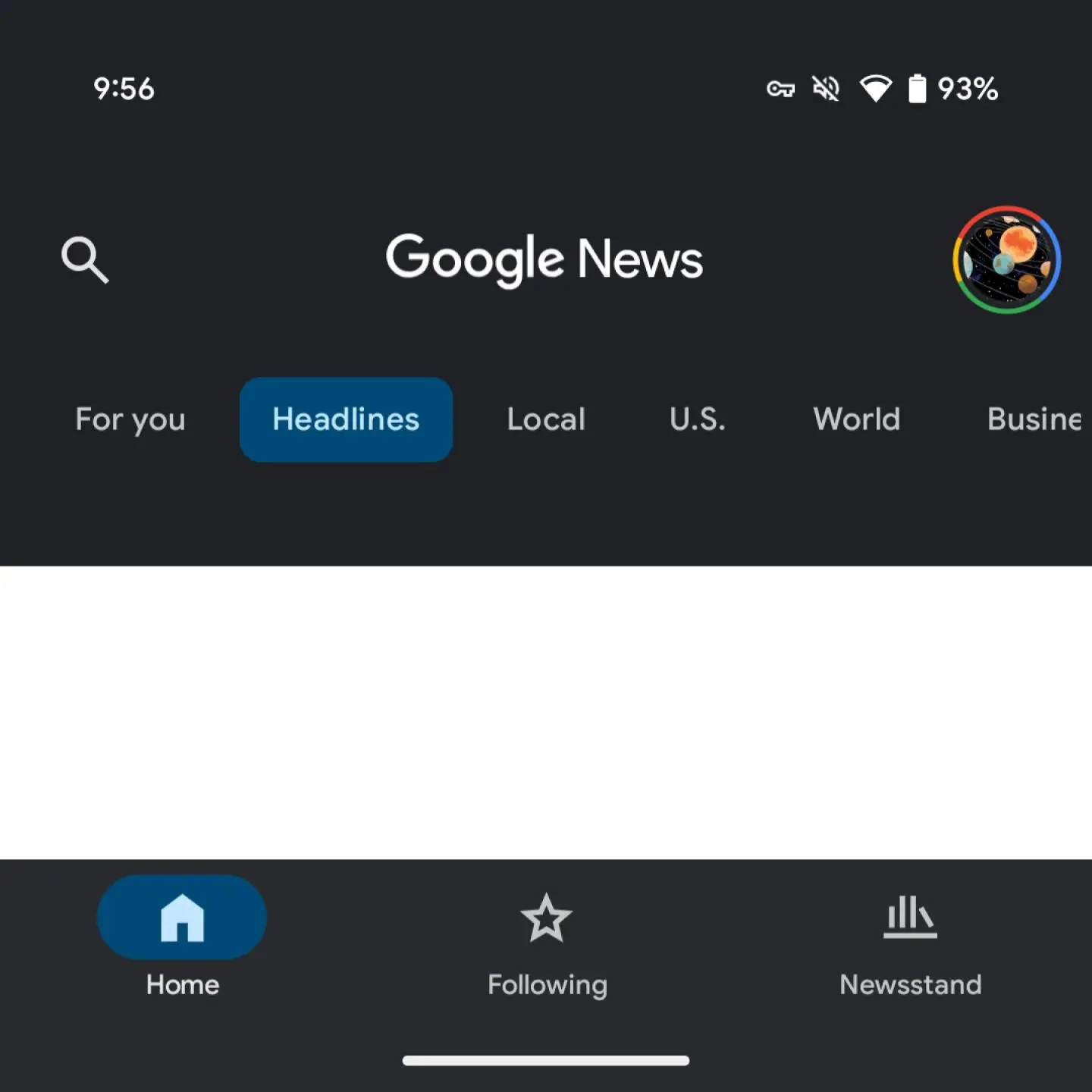 Neugestaltung der Fußzeile von Google News - Bild 2