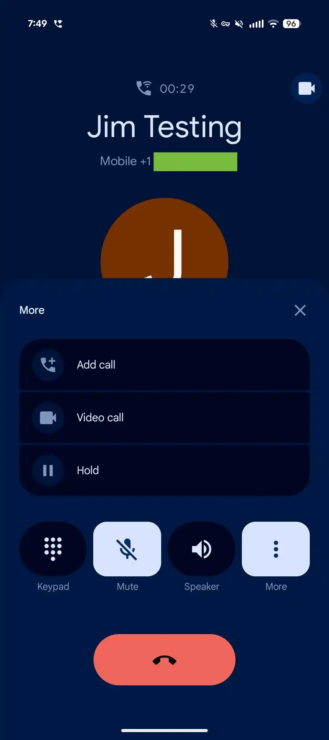 Google Phone-Schnittstelle: Anrufe Google Phone-Schnittstelle: Anrufe