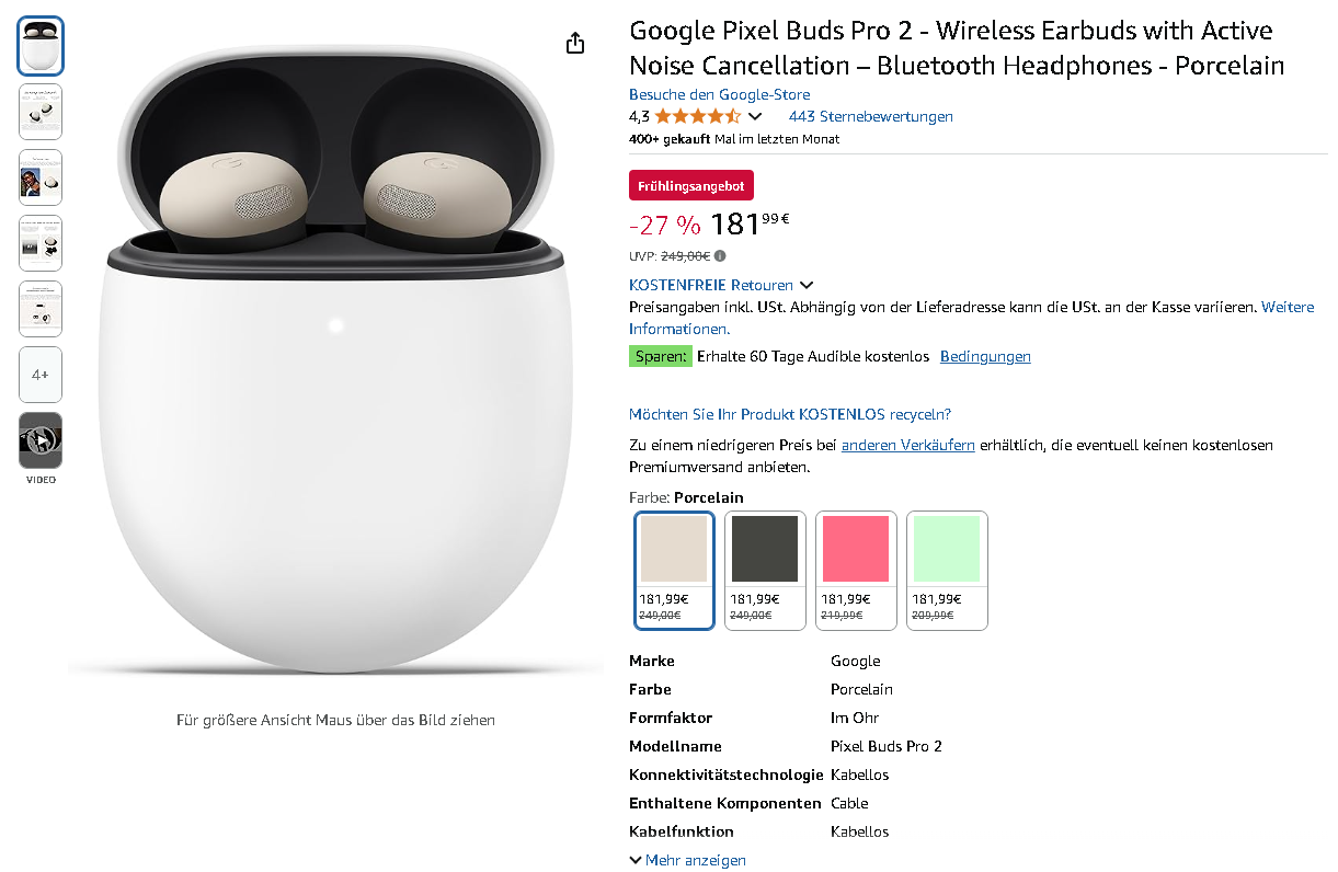 Google Pixel Buds Pro 2 - Screenshot
