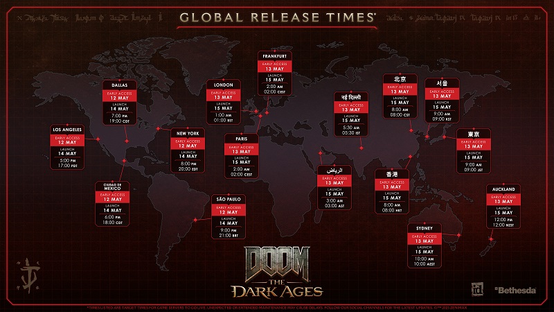 DOOM: Das dunkle Zeitalter DOOM: The Dark Ages Spielposter