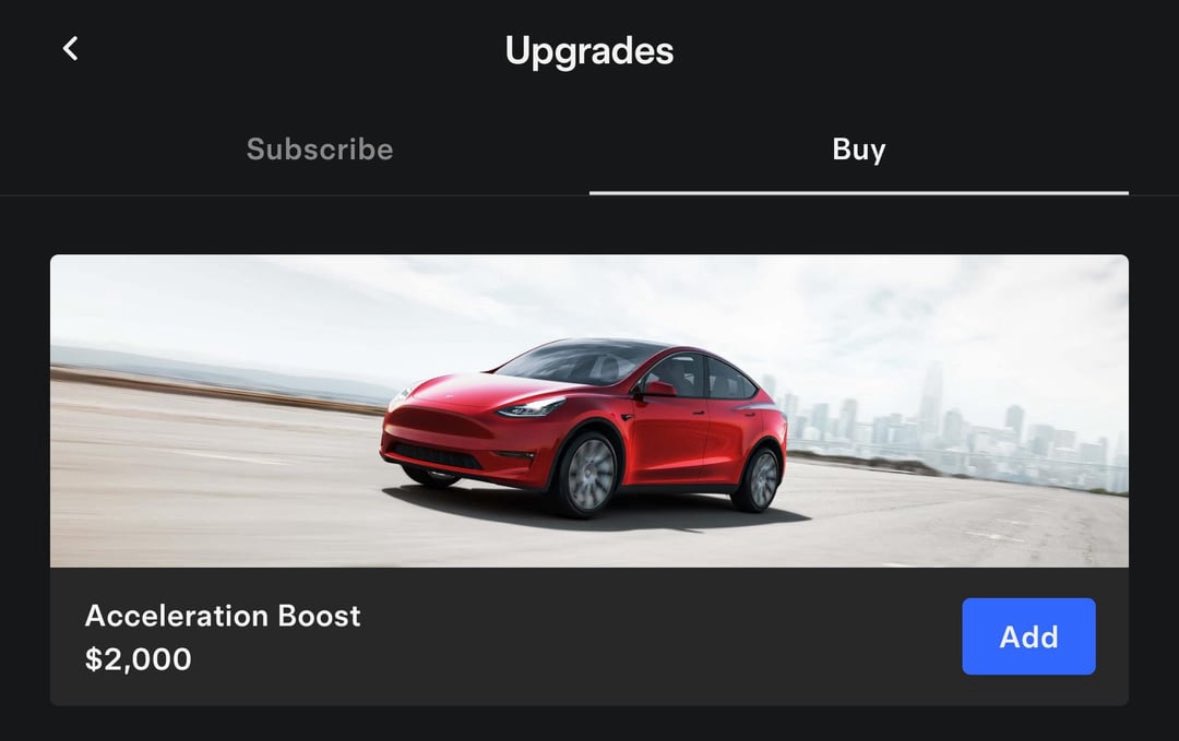 Beschleunigungsschub für Tesla Model Y Juniper. Beschleunigungsschub für Tesla Model Y Juniper.