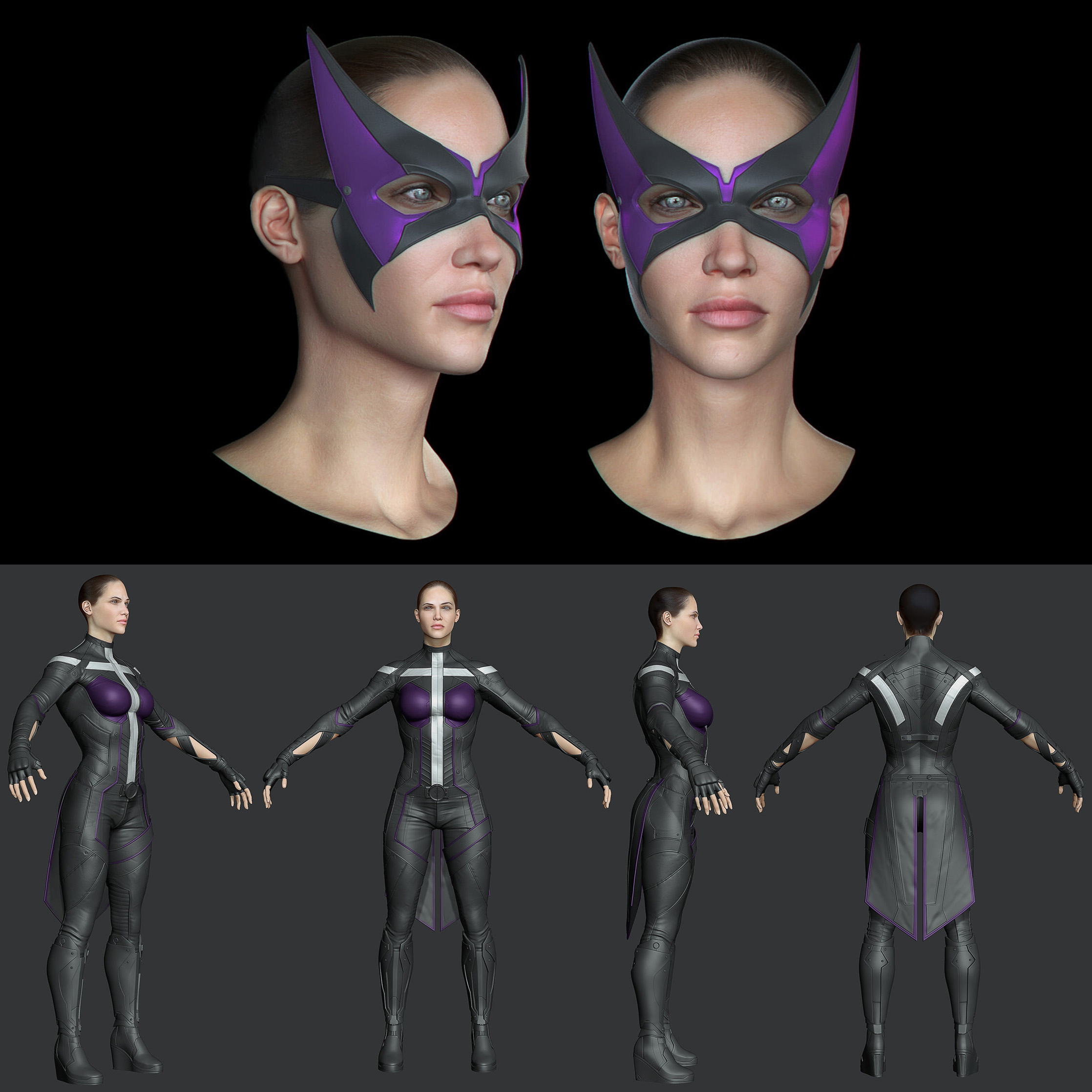 Konzeptkunst eines möglichen Damian Wayne in einem Batman-Kostüm
