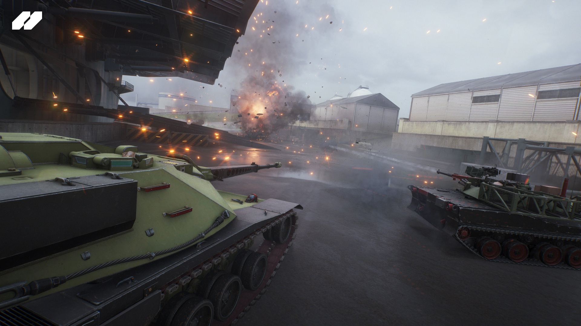 Screenshot aus dem Spiel World of Tanks: HEAT ohne die Benutzeroberfläche