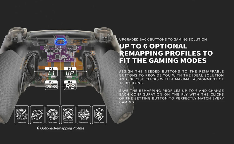 Hexgaming PHANTOM Modell 2 Gamepad Hexgaming PHANTOM Modell 2 Gamepad