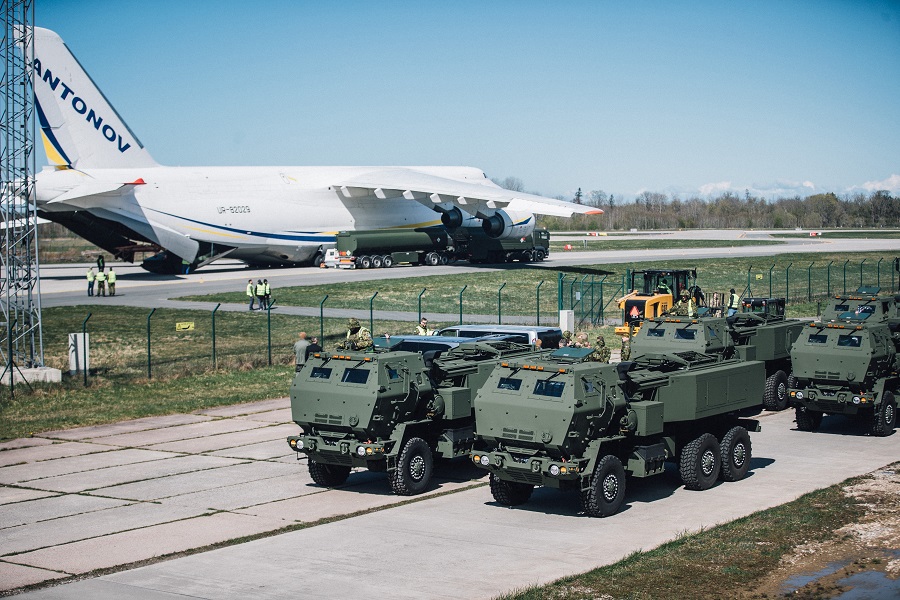 HIMARS in Estland Ankunft der M142 HIMARS in Estland