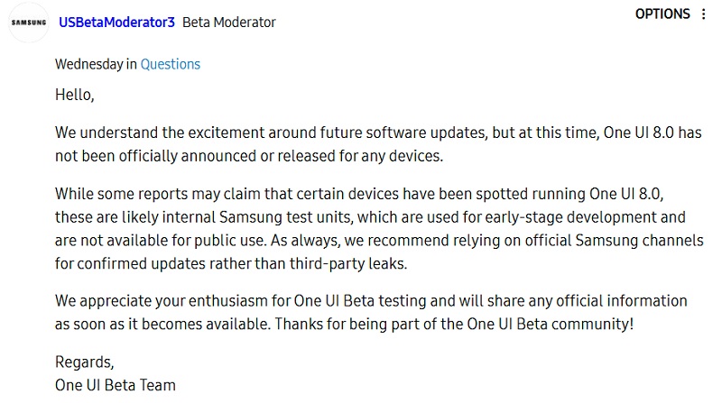 Screenshot der USBetaModerator3-Meldung