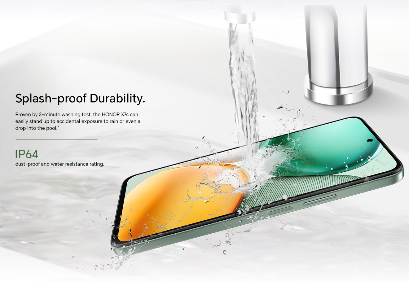 Display des Honor X7c 5G