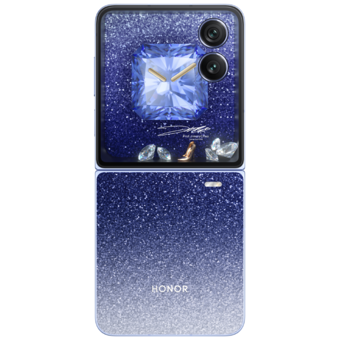Blaue Version des Honor Magic V Flip 2