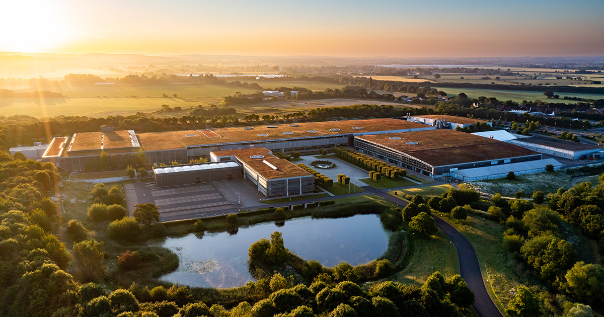 Rolls-Royce-Werk in Goodwood. Rolls-Royce-Werk in Goodwood.