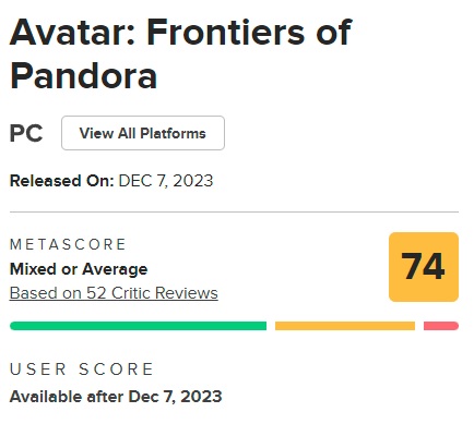 Ein schönes Spiel mit banalem Gameplay: Ubisofts Avatar: Frontiers of Pandora wurde von den Kritikern unterschiedlich aufgenommen-2