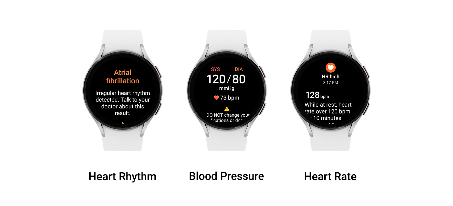 Gesundheitsfunktionen in einer Smartwatch Gesundheitsfunktionen in den Smartwatches der Galaxy Watch-Serie