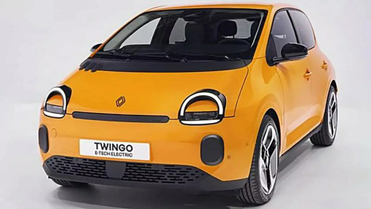 Vorderansicht der vierten Generation Renault Twingo