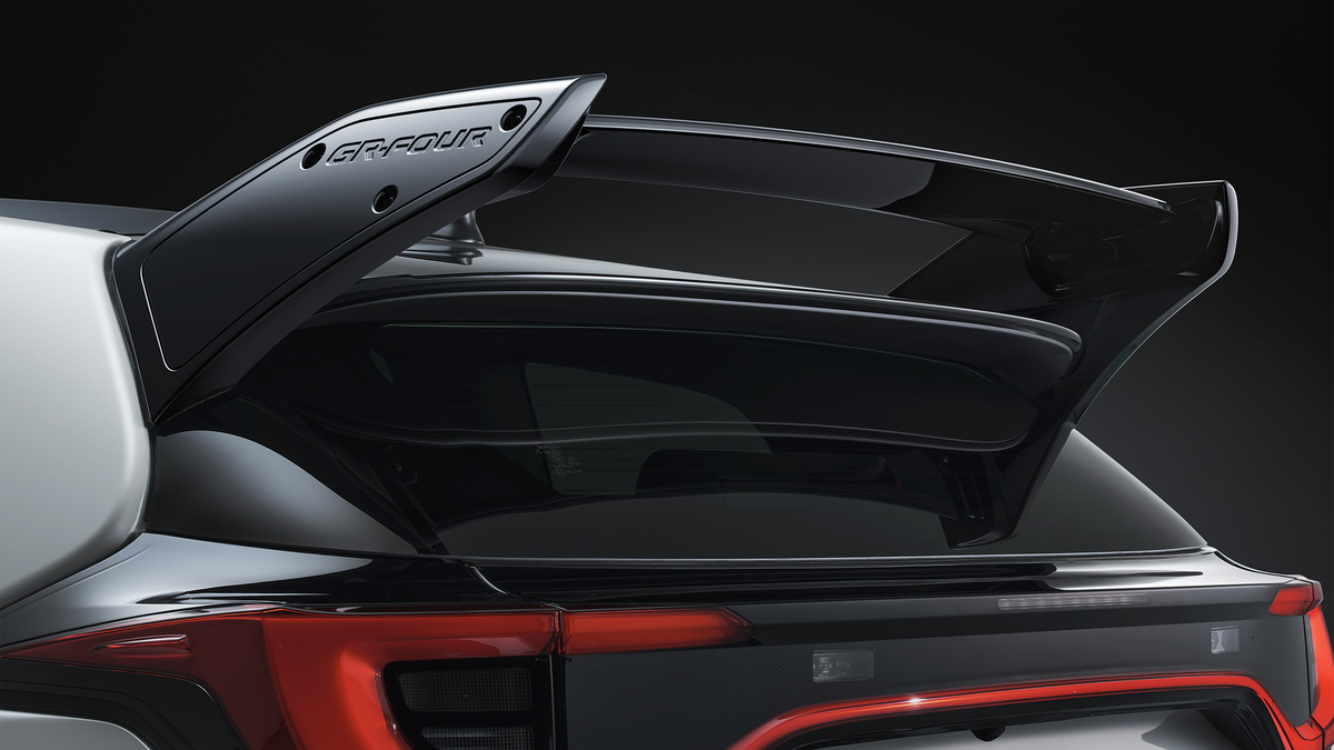 Aerodynamische Elemente des Toyota GR Yaris