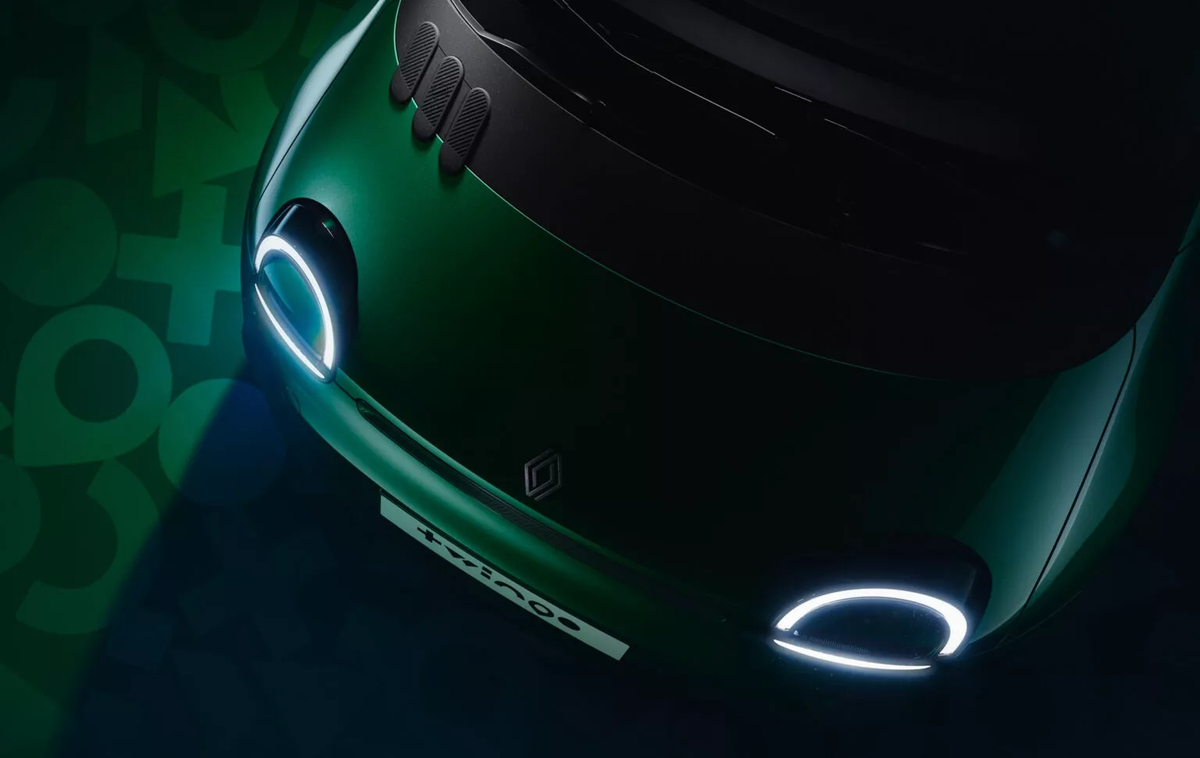 Seitenansicht des Renault Twingo