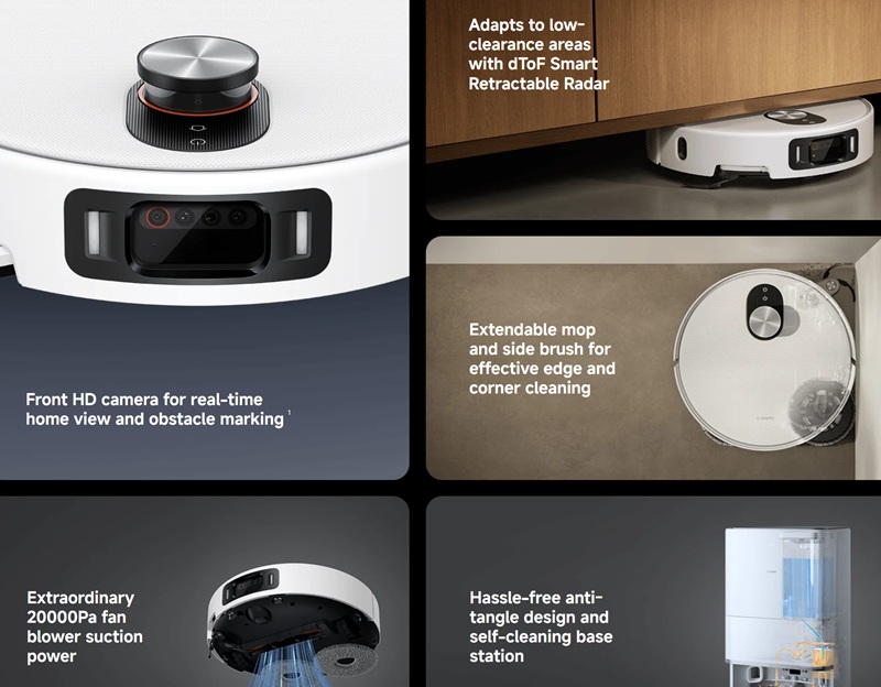 Xiaomi Robot Vacuum 5 Pro im Innenraum