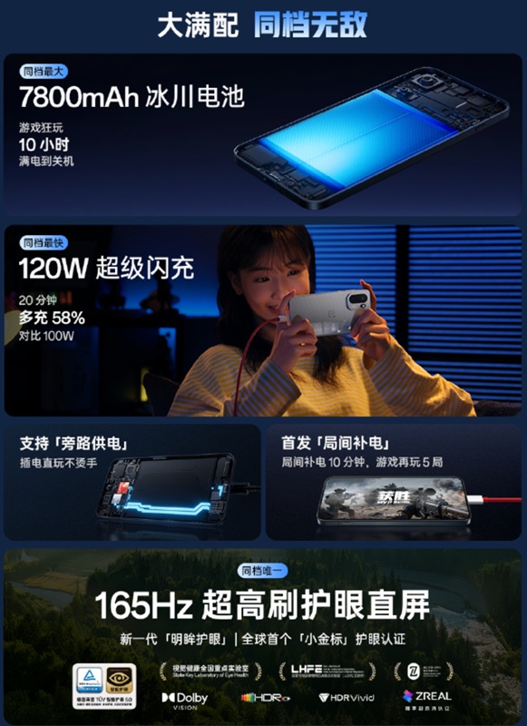 OnePlus Ace 6 Rückansicht Smartphone