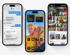 Illustration von iOS 18 von Apple