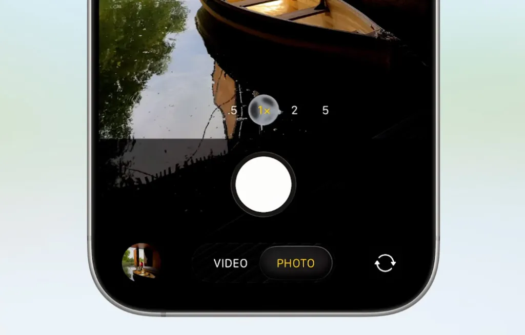 Zugriff auf Foto- und Video-Modi in iOS 26 Zugriff auf Foto- und Video-Modi in iOS 26