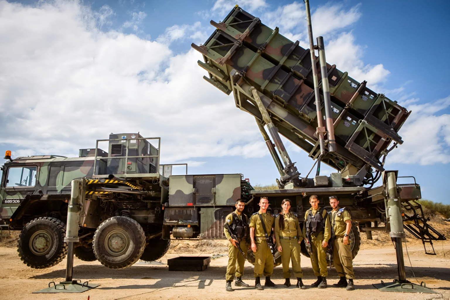 IDF-Soldaten in der Nähe eines Patriot PAC-2 Boden-Luft-Raketenwerfers. Illustration: Israelische Verteidigungsstreitkräfte