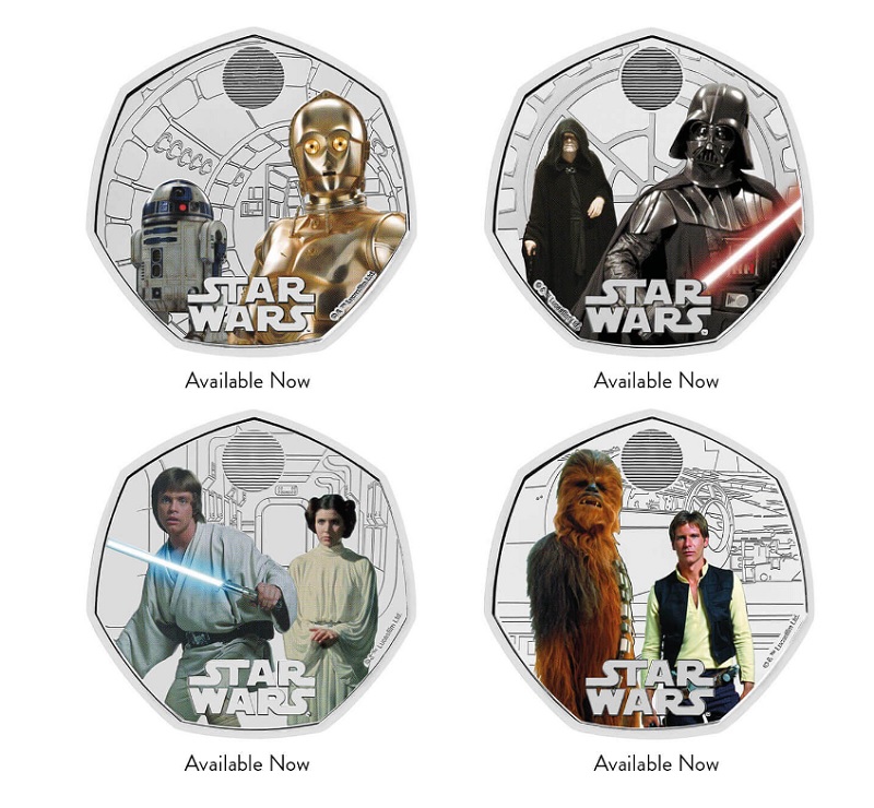Ein königliches Geschenk für Star-Wars-Fans: Die britische Münzprägeanstalt hat eine Münzsammlung mit Figuren aus der kultigen Filmsaga herausgegeben-2 Ein königliches Geschenk für Star-Wars-Fans: Die britische Münzprägeanstalt hat eine Münzsammlung mit Figuren aus der kultigen Filmsaga herausgegeben-2