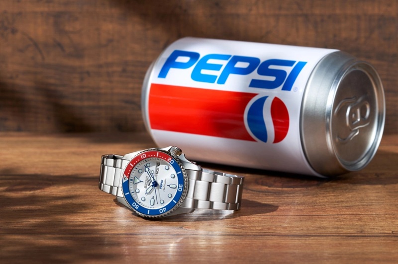 Design Seiko 5 Sports x Pepsi Diver Design Seiko 5 Sports x Pepsi Diver