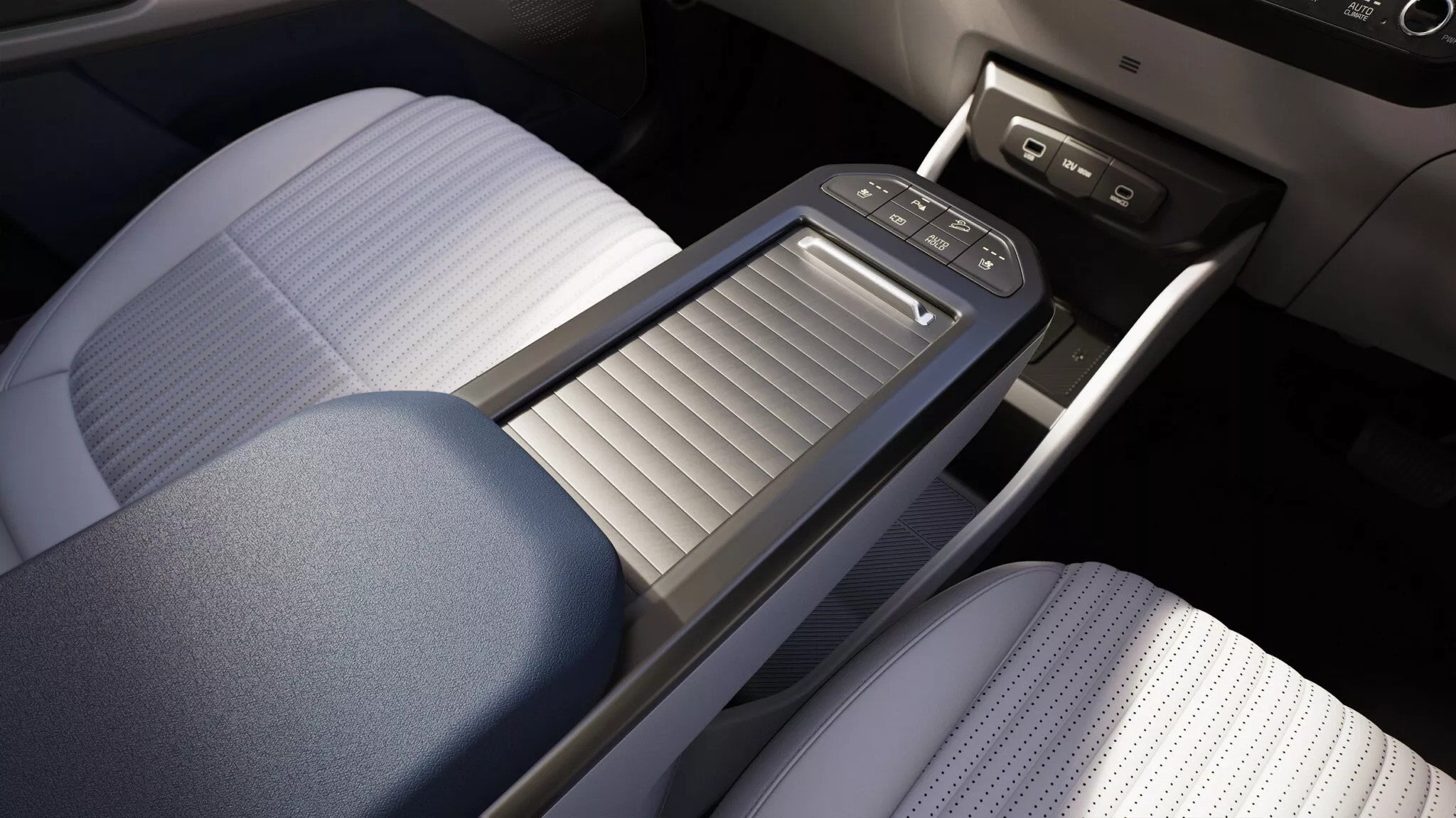 Kia Carens Clavis EV Innenraum der zweiten Reihe Kia Carens Clavis EV Innenraum der zweiten Reihe