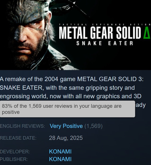 Metal Gear Solid Δ: Snake Eater Cover-Art. Metal Gear Solid Δ: Snake Eater Cover-Art.