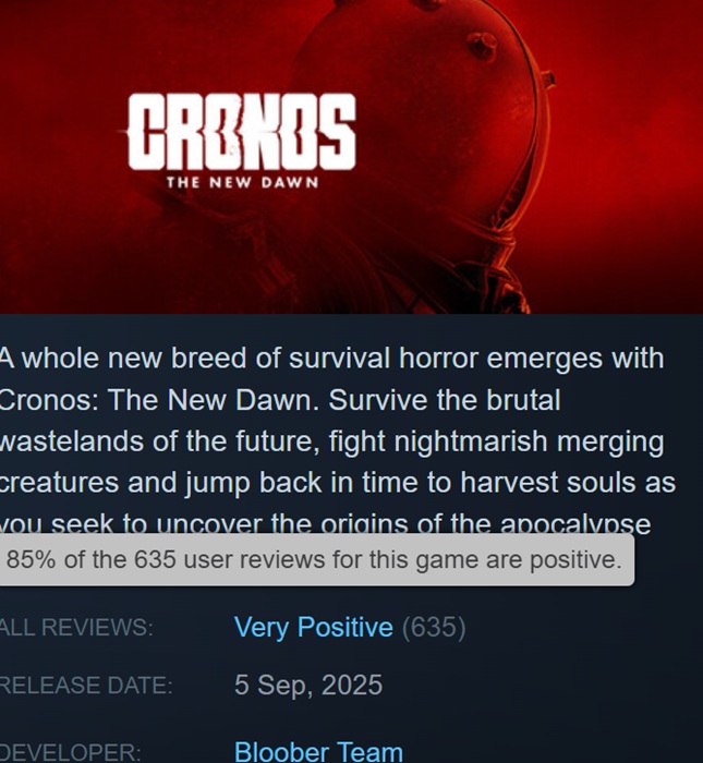 Cronos: The New Dawn Bild aus dem Spiel Cronos: The New Dawn