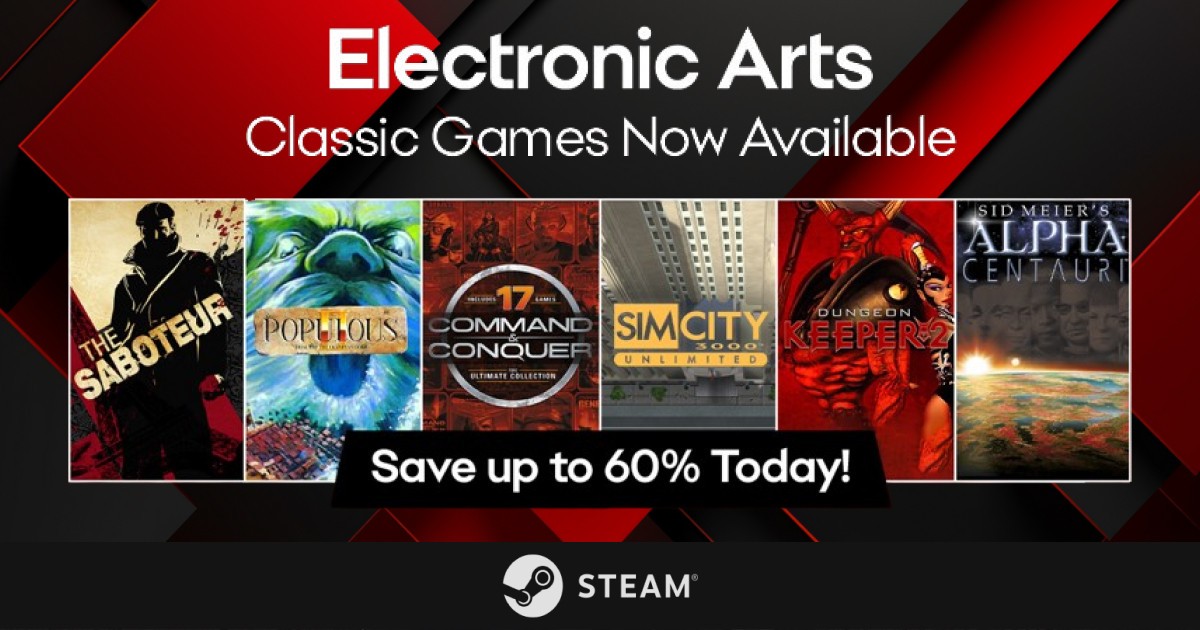 Eine Sammlung von Electronic Arts' kultigen Spielen wurde auf Steam veröffentlicht: Spieler können die Command & Conquer-Serie, The Saboteur und andere Hits der Vergangenheit genießen