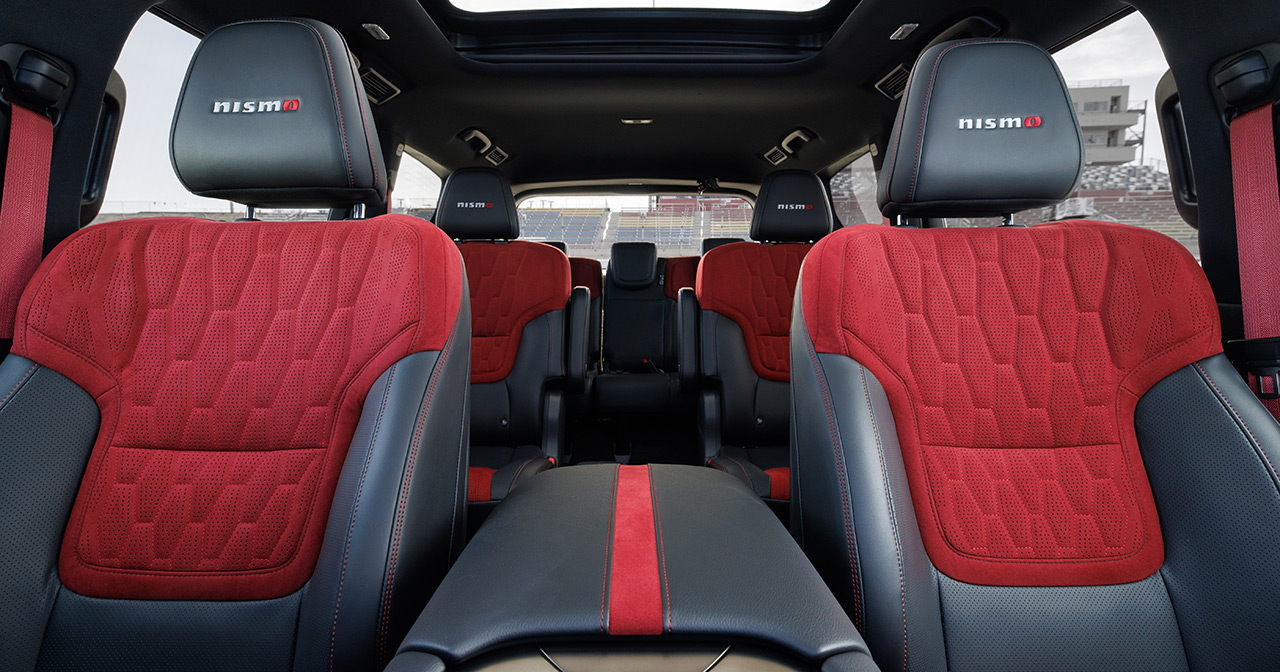 Bei einer Testfahrt mit dem Nissan Armada NISMO. Bei einer Testfahrt mit dem Nissan Armada NISMO.