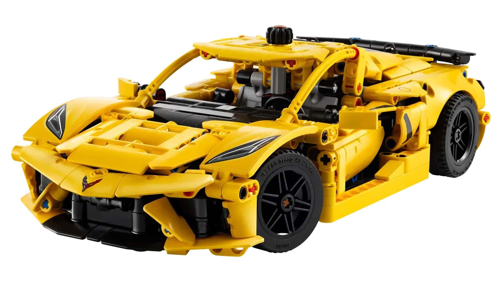 Innenraum des Lego Technic Corvette Stingray C8 Modells Innenraum des Lego Technic Corvette Stingray C8 Modells