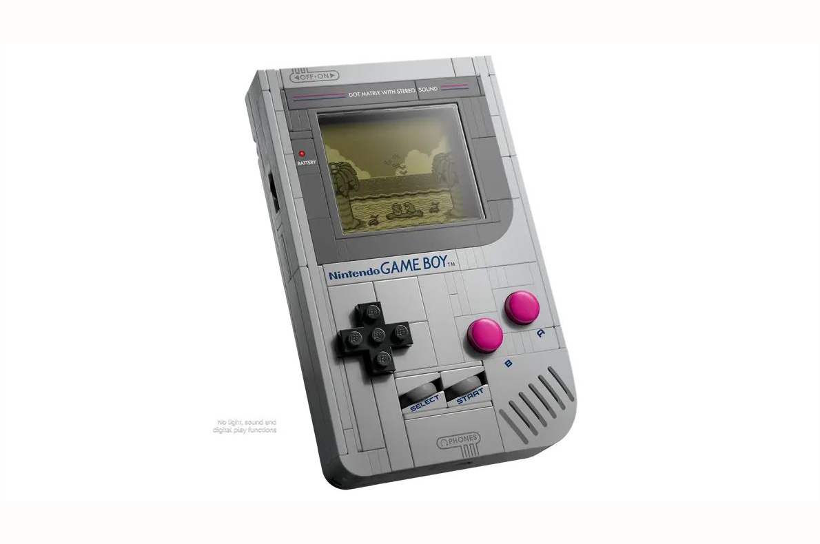 LEGO Game Boy mit Super Mario Land-Cartridge