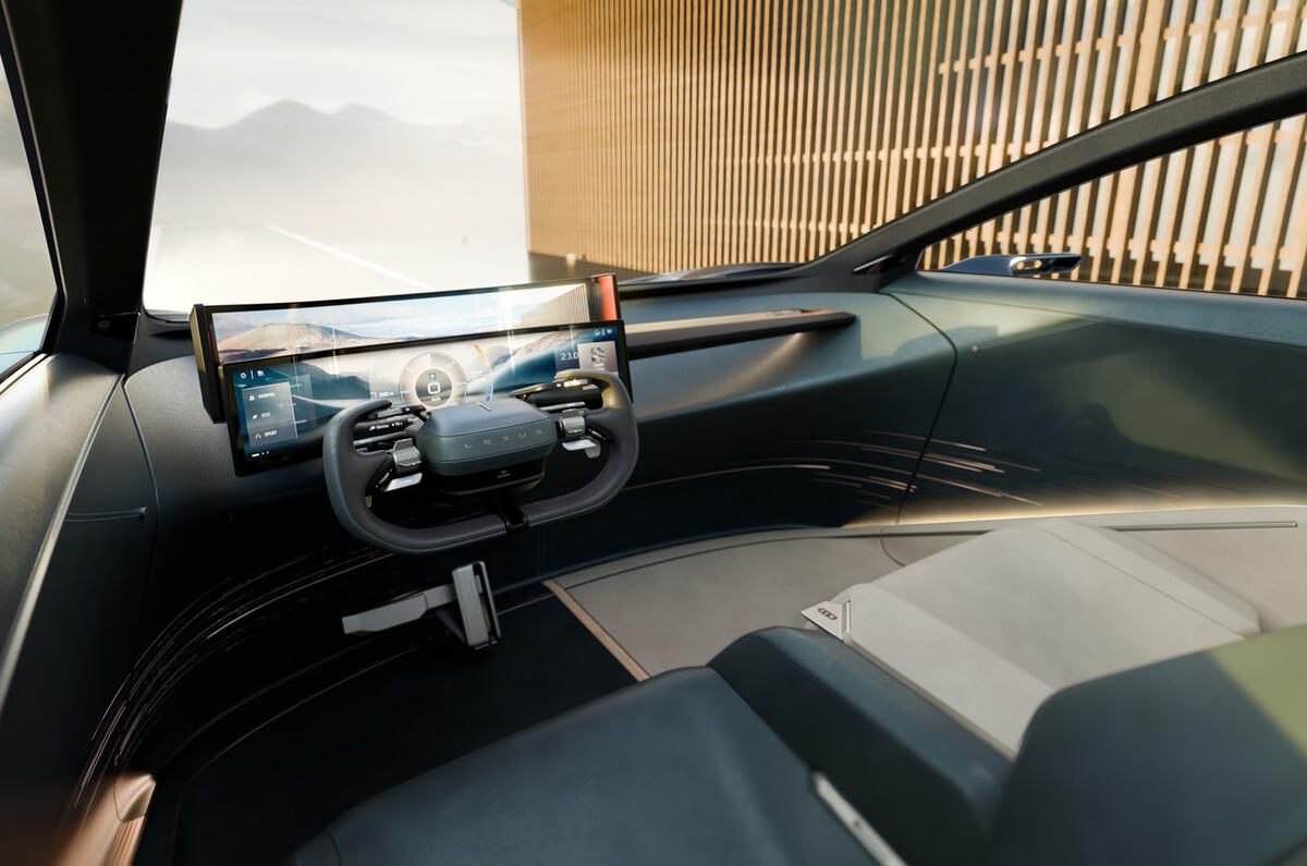 Frontinnenraum des Lexus LS Coupé Frontinnenraum des Lexus LS Coupé