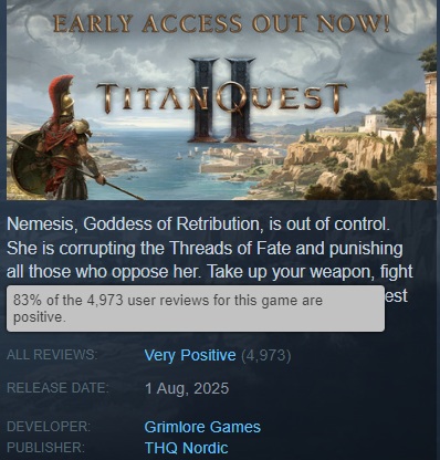 Ein Screenshot aus Titan Quest II
