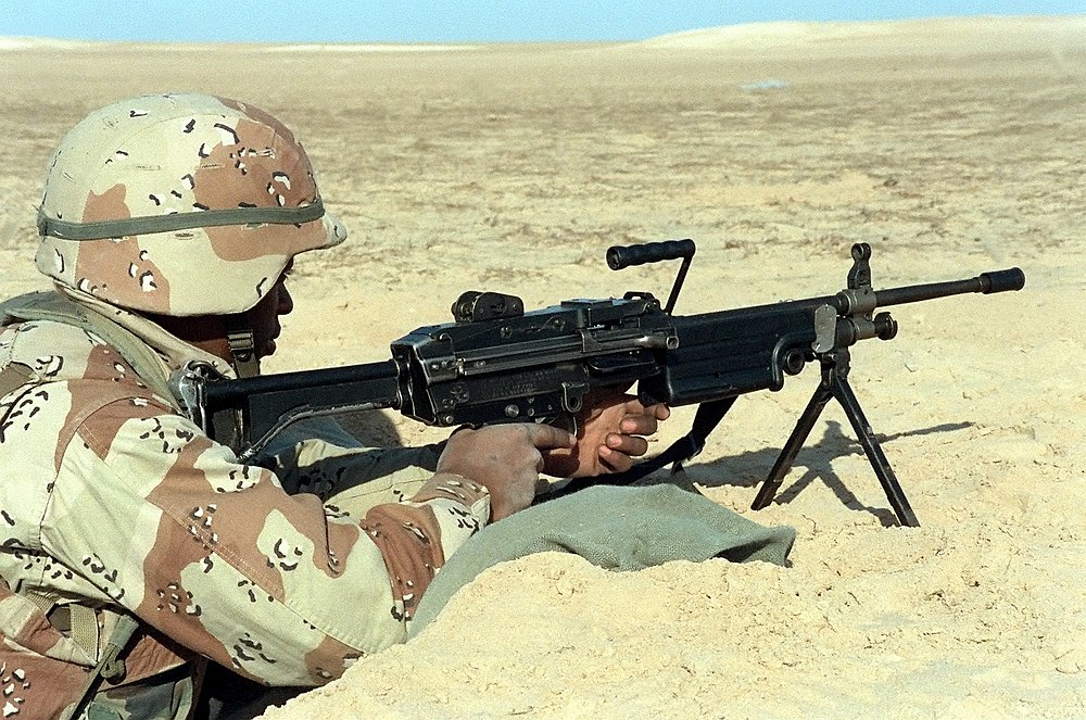 M249 während des Golfkriegs. Illustration: Reddit