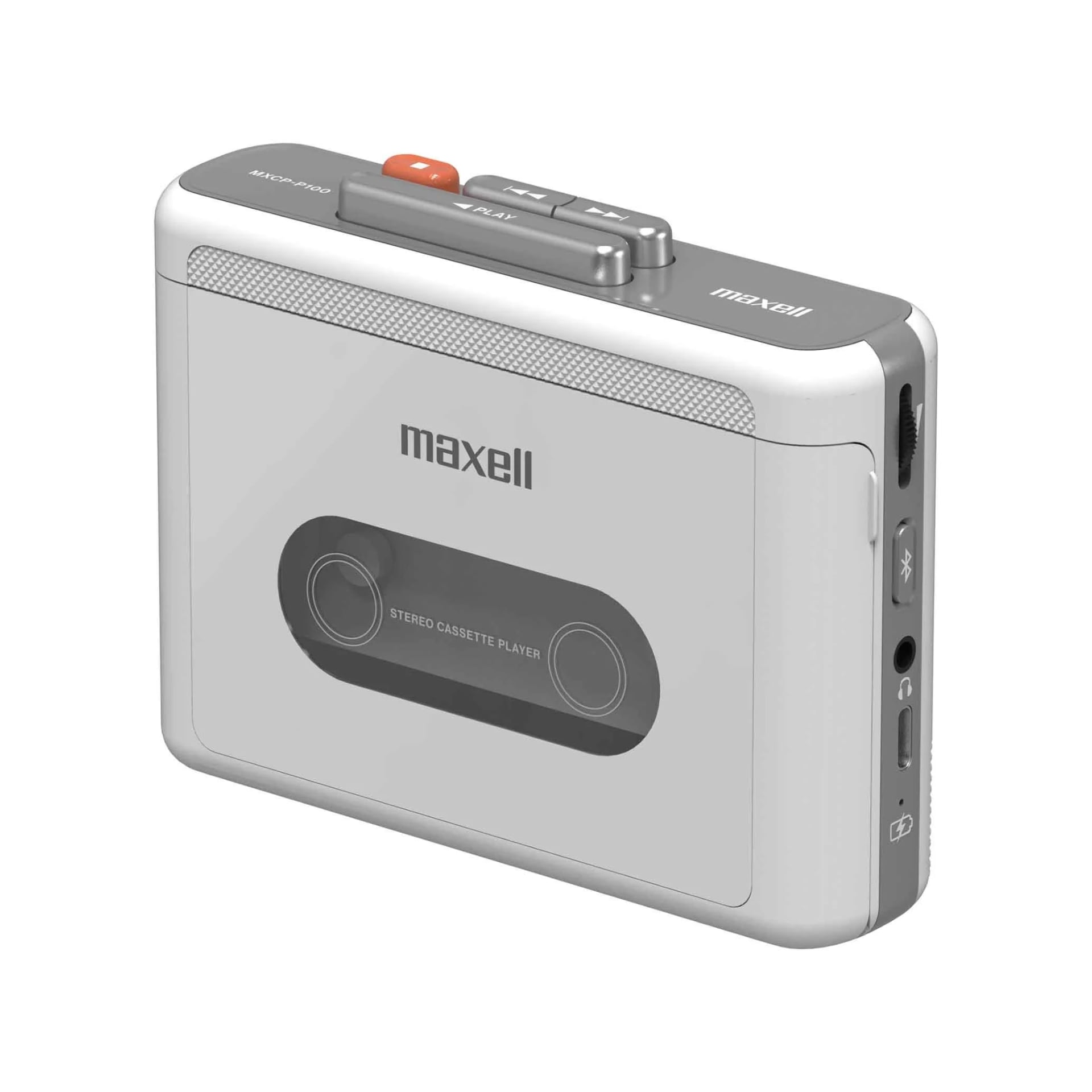 Maxell MXCP-P100 mit Bluetooth-Kopfhörern Maxell MXCP-P100 mit Bluetooth-Kopfhörern