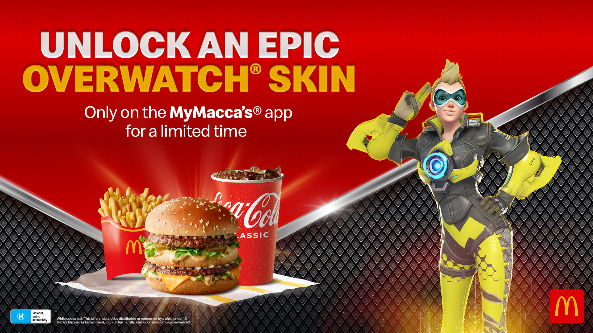 McDonald's hat in Australien eine Zusammenarbeit mit Overwatch 2 gestartet. Fans können einen epischen Skin für Tracer bekommen-2 McDonald's hat in Australien eine Zusammenarbeit mit Overwatch 2 gestartet. Fans können einen epischen Skin für Tracer bekommen-2