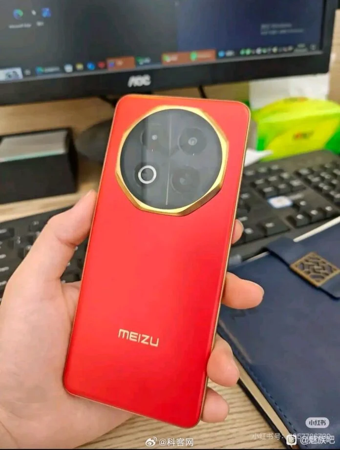 Durchgesickertes Foto der Rückseite des Meizu Note 16 Smartphones