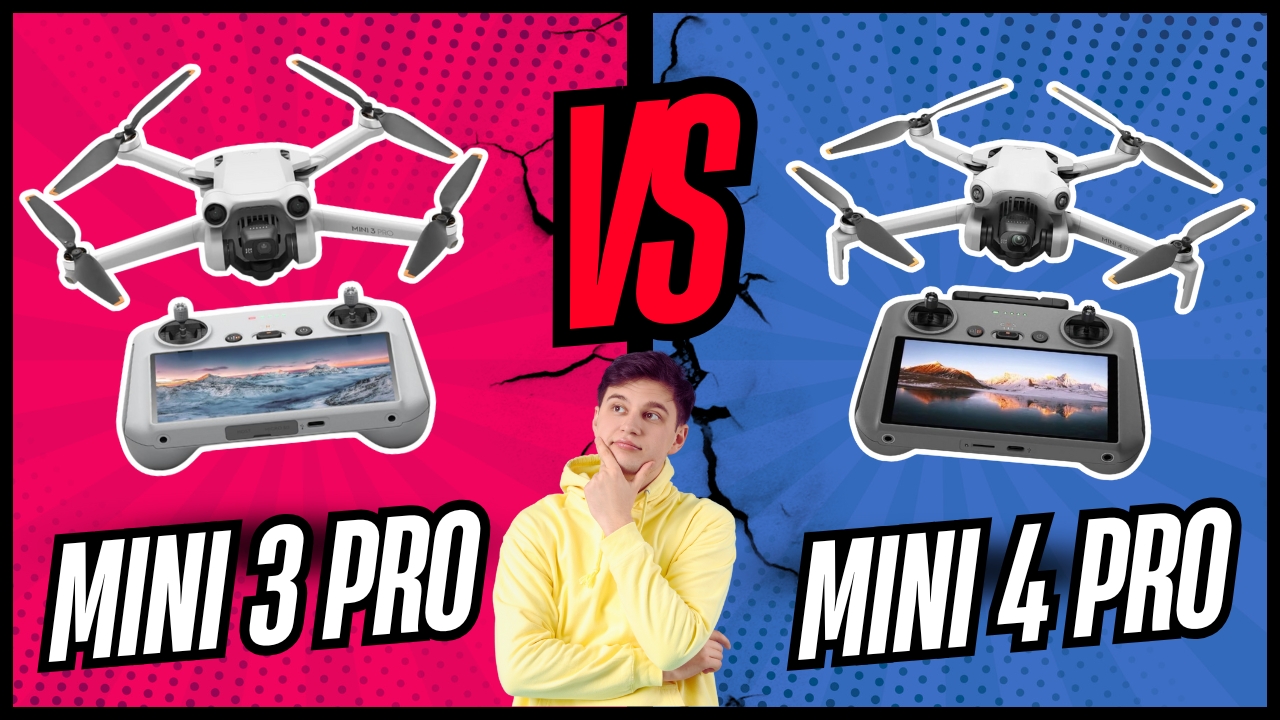 Mini 3 Pro gegenüber Mini 4 Pro Mini 3 Pro gegenüber Mini 4 Pro