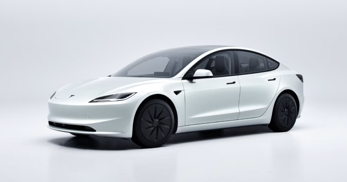 Testversion des Tesla Model 3
