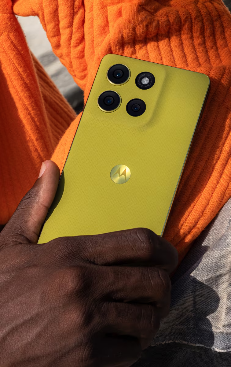 Moto G86 Power Design in Green Apiary Farbe Moto G86 Power Design in Green Apiary Farbe