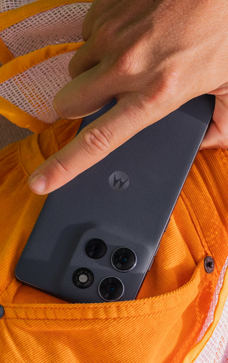 Moto G86 Power Design in der Farbe des Zaubers Moto G86 Power Design in der Farbe des Zaubers