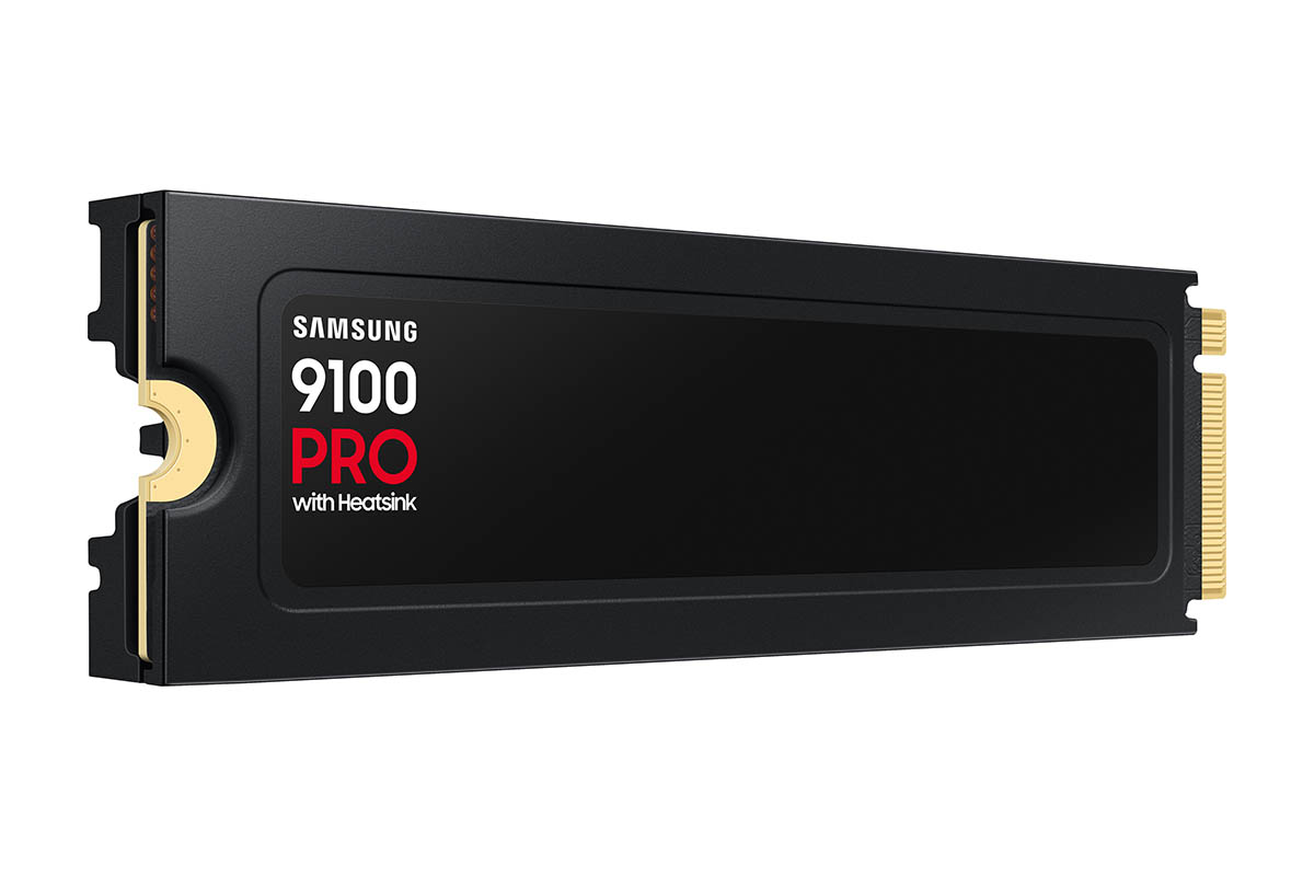 Samsung 9100 Pro SSD mit Kühlkörper Samsung 9100 Pro SSD mit Kühlkörper
