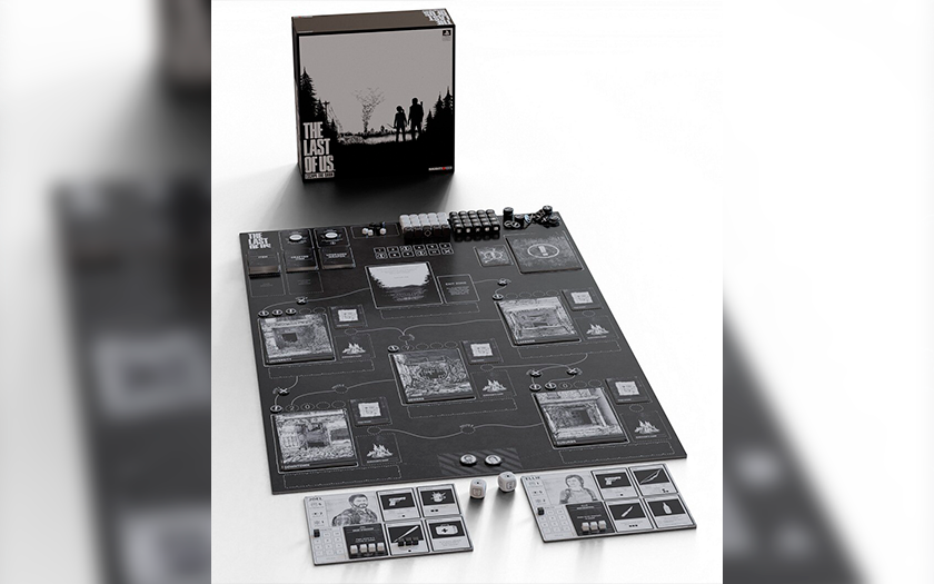 Naughty Dog hat das Brettspiel The Last of Us: Escape the Dark im Schwarz-Weiß-Stil angekündigt. Es wird einfache Regeln mit einem Schwerpunkt auf kooperativem Passspiel haben-2 Naughty Dog hat das Brettspiel The Last of Us: Escape the Dark im Schwarz-Weiß-Stil angekündigt. Es wird einfache Regeln mit einem Schwerpunkt auf kooperativem Passspiel haben-2