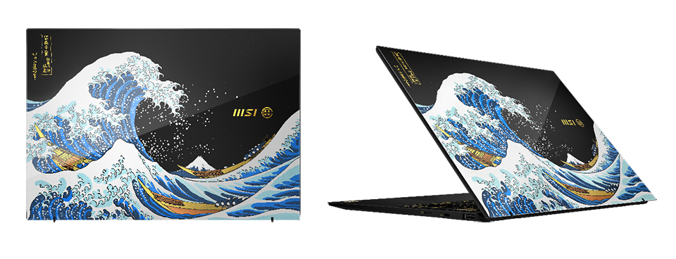 MSI Prestige 13 AI+ Ukiyo-e Edition MSI Prestige 13 AI+ Ukiyo-e Edition Laptop mit einzigartigem Design