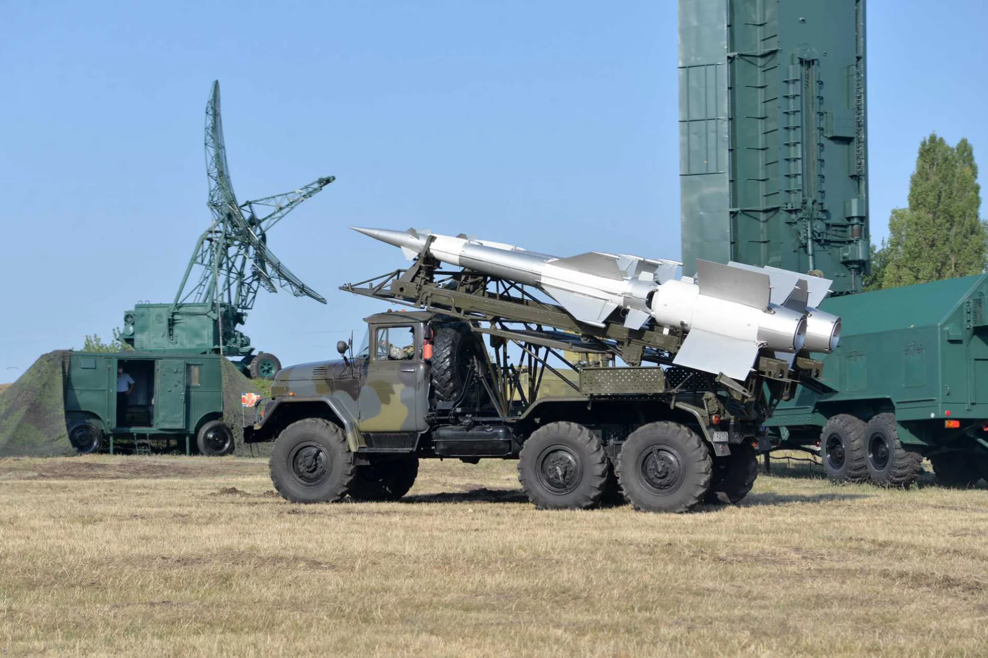 Moldawisches Boden-Luft-Raketensystem S-125 'Neva-M1'.