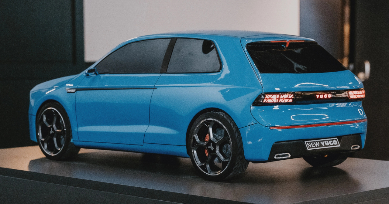 Das Design des neuen Yugo mit scharfen Linien Das Design des neuen Yugo mit scharfen Linien